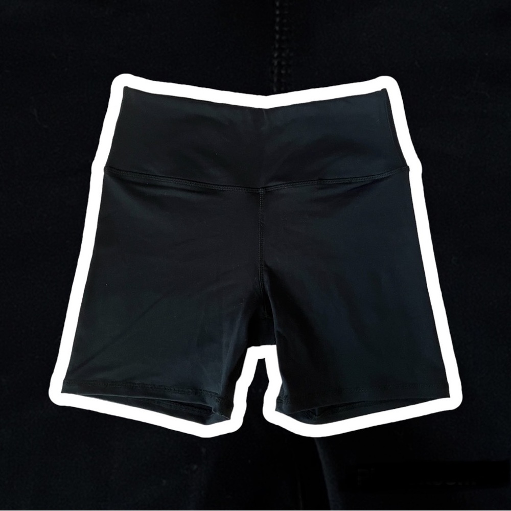 NWOT High Waisted Black Spandex Shorts